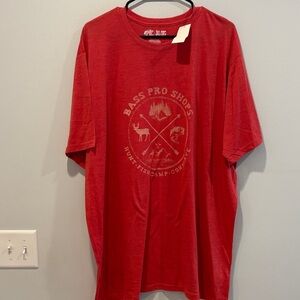 Bass Pro Shops Red Short Sleeve Tee